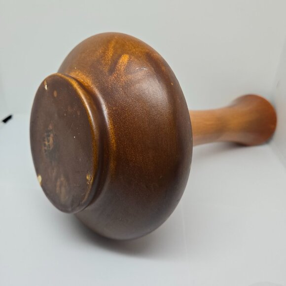 Royal Haeger Ewer, Drip Glaze Brown / Yellow Vase, 1955, USA - Picture 8 of 11